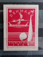 USA -  cinderella wereldtentoonstelling 1939 Denemarken, Ophalen of Verzenden, Postfris, Noord-Amerika