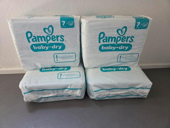 Te koop 132 luiers maat 7, Kinderen en Baby's, Badjes en Verzorging, Nieuw, Overige typen, Overige merken, Ophalen