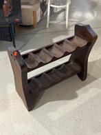Houten Wijnrek - Compact en Stijlvol, Ophalen, Gebruikt, Hout, 5 tot 15 flessen
