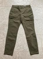 Miss Etam legergroene cargo jeans, maat 38, zgan, Maat 38/40 (M), Ophalen of Verzenden, Zo goed als nieuw, Lang