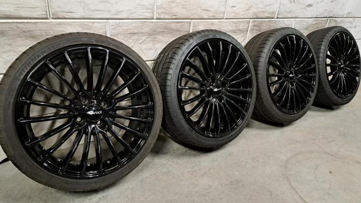 Hoogglans zwarte velgen Volkswagen Up Citigo Mii 195/40/17, Auto-onderdelen, Banden en Velgen, Banden en Velgen, Zomerbanden, 17 inch