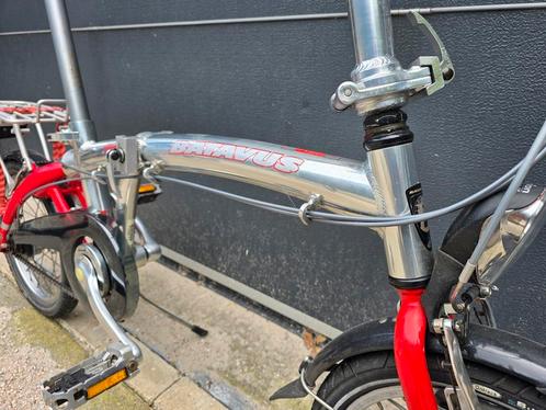 Aluminium batavus vouwfiets 4 versnellingen, Fietsen en Brommers, Fietsen | Vouwfietsen, Zo goed als nieuw, Batavus, 20 inch of meer