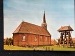 Oude ansicht Donkerbroek, Ned. Herv. Kerk en klokkenstoel, Ophalen of Verzenden, 1960 tot 1980, Gelopen, Friesland