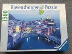 Ravensburger puzzel  Cinque Terre 1500 stukjes, Ophalen of Verzenden, 500 t/m 1500 stukjes, Gebruikt