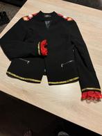 Oeteldonk  jasje en gilet, Ophalen, Zo goed als nieuw, Maat 46/48 (XL) of groter, Zwart