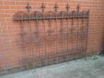 Zwaar smeedijzeren hek poort, Tuin en Terras, Tuinhekken en Hekwerk, Gebruikt, Smid, Ophalen of Verzenden, Amersfoort