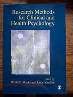 Research Methods for Clinical & Health Psychology, Verzenden, Gelezen, Klinische psychologie, David F. Marks and Lucy Yardley