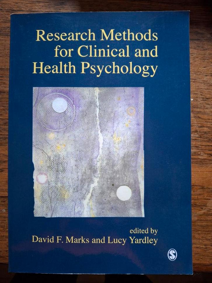Research Methods for Clinical & Health Psychology, Boeken, Psychologie, Gelezen, Klinische psychologie, Verzenden