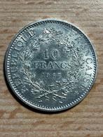 Frankrijk zilveren 10 franc 1967, Postzegels en Munten, Munten | Europa | Niet-Euromunten, Ophalen of Verzenden