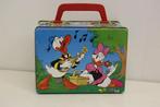 Vintage metalen lunchbox Mickey en Minnie Mouse., Ophalen of Verzenden, Mickey Mouse, Zo goed als nieuw, Overige typen
