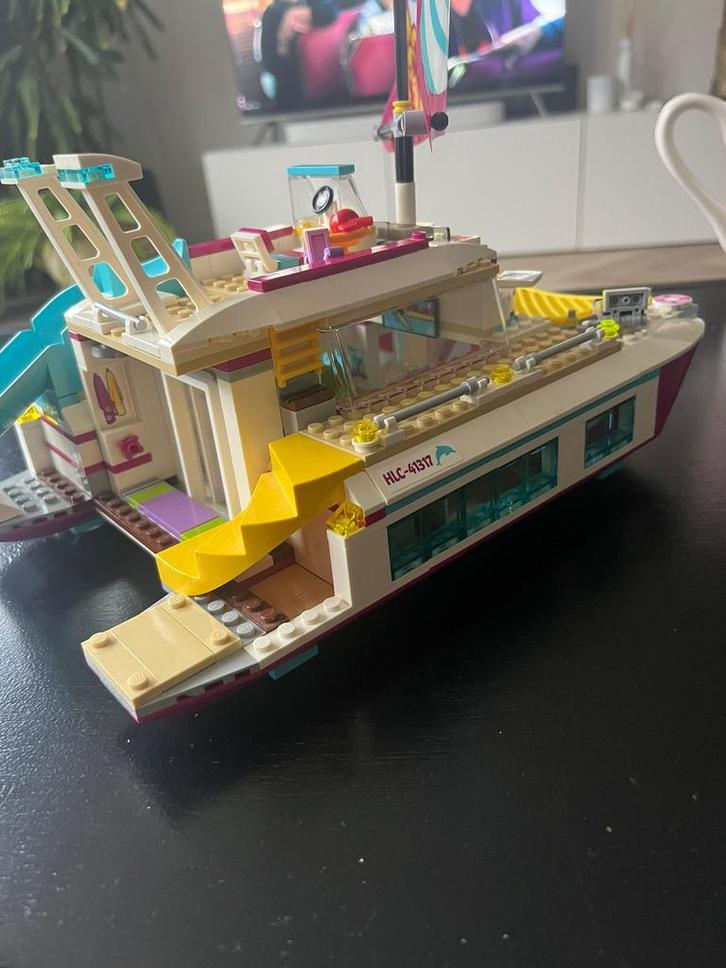 Lego Friends Sunshine Catamaran - Complete Set!, Kinderen en Baby's, Speelgoed | Duplo en Lego, Zo goed als nieuw, Lego, Complete set