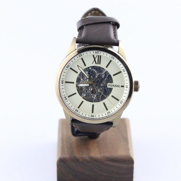 Fossil ME3264 Heren Horloge Zilverkleurig, Sieraden, Tassen en Uiterlijk, Horloges | Heren, Zo goed als nieuw