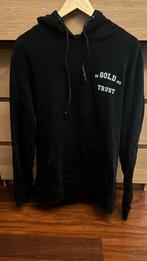 In Gold We Trust hoodie, Maat 48/50 (M), Zwart, Ophalen of Verzenden, Zo goed als nieuw