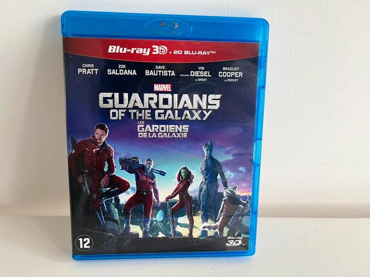 Guardians of the Galaxy Blu-ray 3D (Nieuwstaat), Cd's en Dvd's, Blu-ray, Zo goed als nieuw, Science Fiction en Fantasy, 3D, Ophalen of Verzenden
