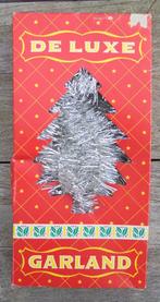 Vintage zilverkleurige kerstslingers jaren 60 GARLAND LUXE, Ophalen of Verzenden, Zo goed als nieuw
