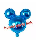 Mickey mouse 3e verjaardag ballonnen set nr M252a, Ophalen of Verzenden, Nieuw, Versiering, Verjaardag