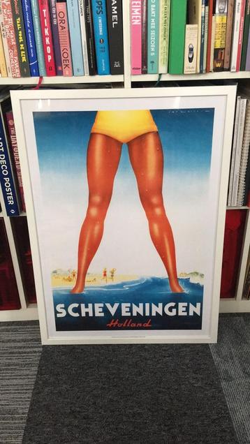 Jan Lavies poster Scheveningen affiche Den Haag vintage beschikbaar voor biedingen