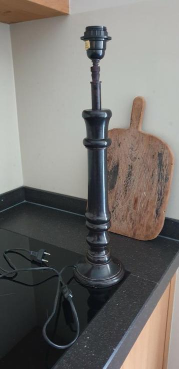 Landelijke lampenvoet,  h 53,5 cm,  aura peeperkorn,  nieuw beschikbaar voor biedingen