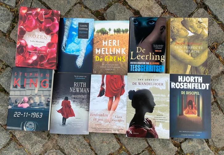 Boekenpakket: 10 Spannende Romans, Boeken, Romans, Zo goed als nieuw, Nederland, Ophalen