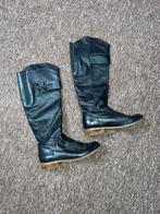 Laarzen maat 38, Ophalen of Verzenden, Zo goed als nieuw, Zwart, Hoge laarzen