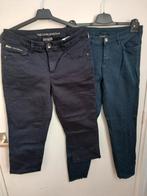 Maat 38 2x skinny zomerbroek C&A capri en 7/8, Blauw, Ophalen of Verzenden, Zo goed als nieuw, W30 - W32 (confectie 38/40)