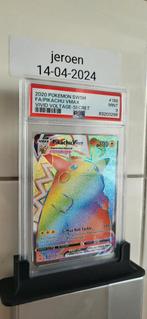 Psa 9 Rainbow pikachu vmax 188/185 vivid voltage, Hobby en Vrije tijd, Verzamelkaartspellen | Pokémon, Nieuw, Foil, Ophalen of Verzenden
