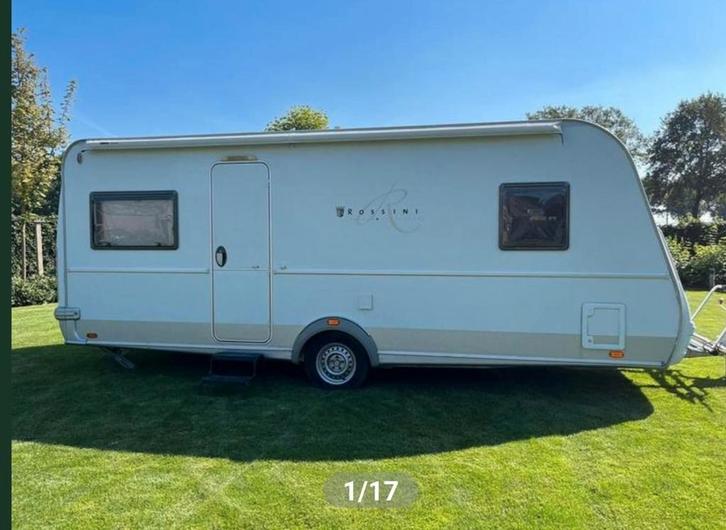 Tabbert Rossini caravan met voortent, luifel en zakluifel, Caravans en Kamperen, Caravans, Particulier, tot en met 5, 1250 - 1500 kg