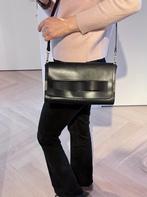 Black Genuine Leather Shoulder/Hand Bag -  Premium Line, Sieraden, Tassen en Uiterlijk, Tassen | Schoudertassen, Ophalen of Verzenden