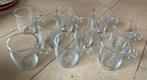 Pickwick theeglazen glas Douwe Egberts 9 stuks, Huis en Inrichting, Keuken | Servies, Glas of Glazen, Gebruikt, Ophalen of Verzenden