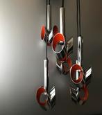 Massive cascade 70s hanging lamp silence of the lamps, Huis en Inrichting, Lampen | Hanglampen, Gebruikt, Mid century modern vintage design