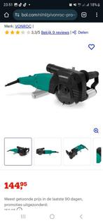 Sleufmachine, Doe-het-zelf en Verbouw, Ophalen of Verzenden, Nieuw, 1200 watt of meer, Bandschuurmachine