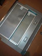 Bosch Serie 4, Accent Line Vlakscherm afzuigkap 60 cm Zilver, Wandschouwkap, Ophalen of Verzenden, Zo goed als nieuw, Recirculatie