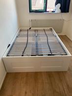 Lattenbodem met GRATIS Brimnes 160X200 ikea bed, Huis en Inrichting, Slaapkamer | Bedden, Ophalen, Gebruikt, Wit, Tweepersoons