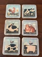 6 onderzetters met dieren van Pimpernel, Huis en Inrichting, Woonaccessoires | Onderzetters, Ophalen of Verzenden, Zo goed als nieuw