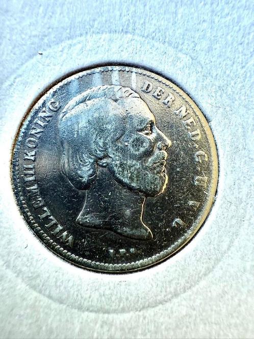 1860 halve gulden / 0.5 gulden, Postzegels en Munten, Munten | Nederland, ½ gulden, Koning Willem III, Ophalen of Verzenden