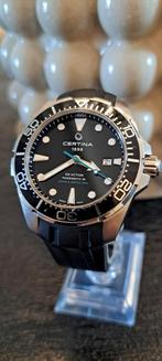Certina Ds action powermatic 80 sea turtle conservancy, Gebruikt, Zwart, Certina, Ophalen of Verzenden