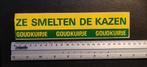 Kaas sticker Holland ze smelten de kazen goud kuipje, Ophalen of Verzenden, Zo goed als nieuw, Overige typen