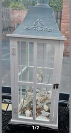 Windlicht 73cm hoog, Huis en Inrichting, Ophalen of Verzenden, Gebruikt, Metaal, 50 tot 75 cm