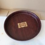 Pepsi Cola dienblad rond bruin origineel vintage retro, Ophalen of Verzenden, Gebruikt, Gebruiksvoorwerp