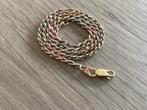 Gouden koord collier, Sieraden, Tassen en Uiterlijk, Kettingen, Ophalen of Verzenden, Zo goed als nieuw, Goud