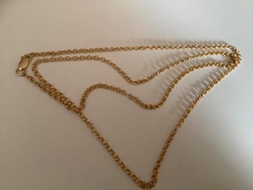 Prachtige nieuw Jasseron ketting collier 18 karaat 750 goud, Sieraden, Tassen en Uiterlijk, Kettingen, Nieuw, Goud, Goud, Verzenden