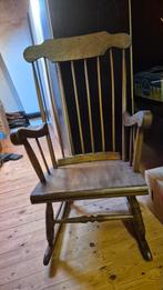 Houten schommelstoel - Gebruik en nog in prima Staat, Ophalen, Gebruikt, Bruin, Klassiek