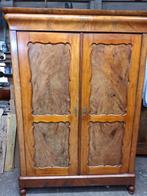 Antiek Brocante mahonie Biedermeier meidenkast, Ophalen