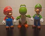 Mario, Yoshi en Luigi ( 23, 24 en 23 cm), Kinderen en Baby's, Ophalen of Verzenden, Zo goed als nieuw, Jongen of Meisje