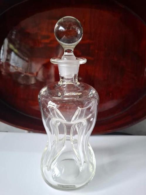 Vintage Deense Holmegaard Kastrup karaf kluk kluk  23 cm, Antiek en Kunst, Antiek | Glas en Kristal, Ophalen of Verzenden