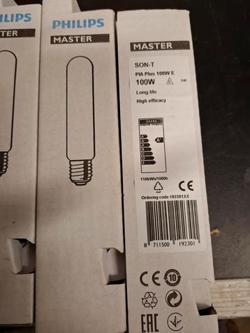 Philips Master SON-T PIA Plus 100W E40 Lamp beschikbaar voor biedingen