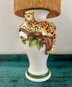 Tafellamp Tiger, Overige materialen, 50 tot 75 cm, Vintage Hollywood Regency, Ophalen of Verzenden