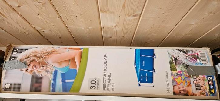 Intex 300 x 200 zwembad met pomp, verwarming, chloor en afde, Tuin en Terras, Zwembaden, Gebruikt, Opzetzwembad, Minder dan 80 cm