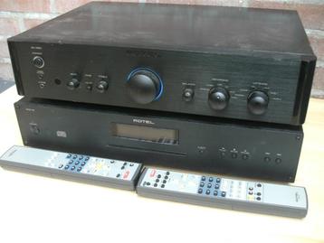 (6) . ROTEL RC-1550 . control  amplifier . +  ROTEL RCD-12  beschikbaar voor biedingen