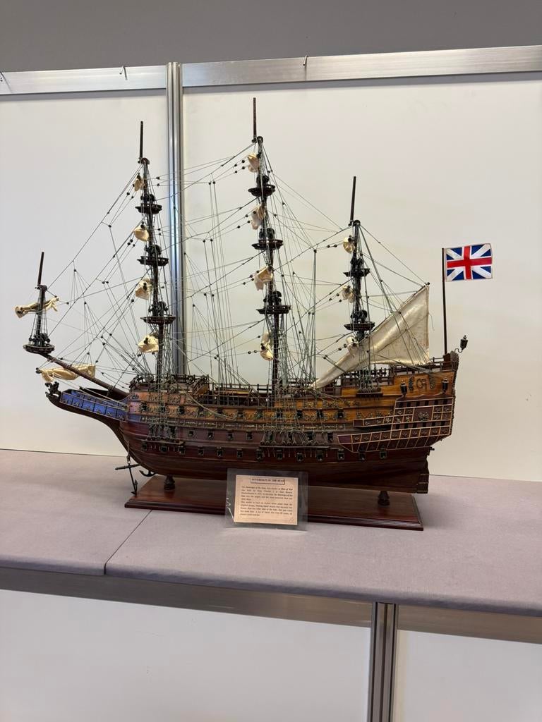 Museumwaardig Model "Sovereign of the Seas" – Handgebouwd, Ophalen, Zo goed als nieuw